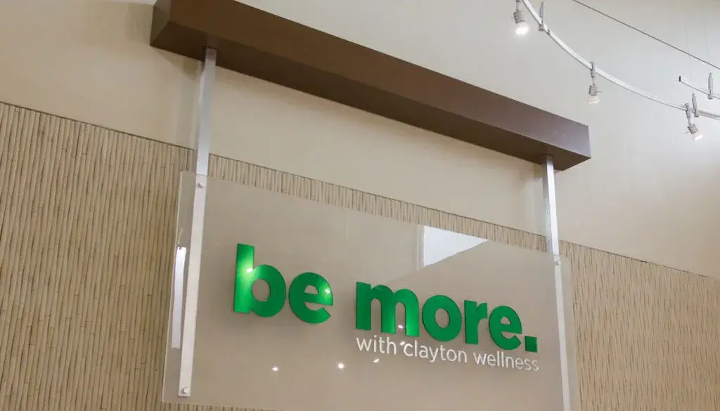 Clayton Homes Fitness Center Sign